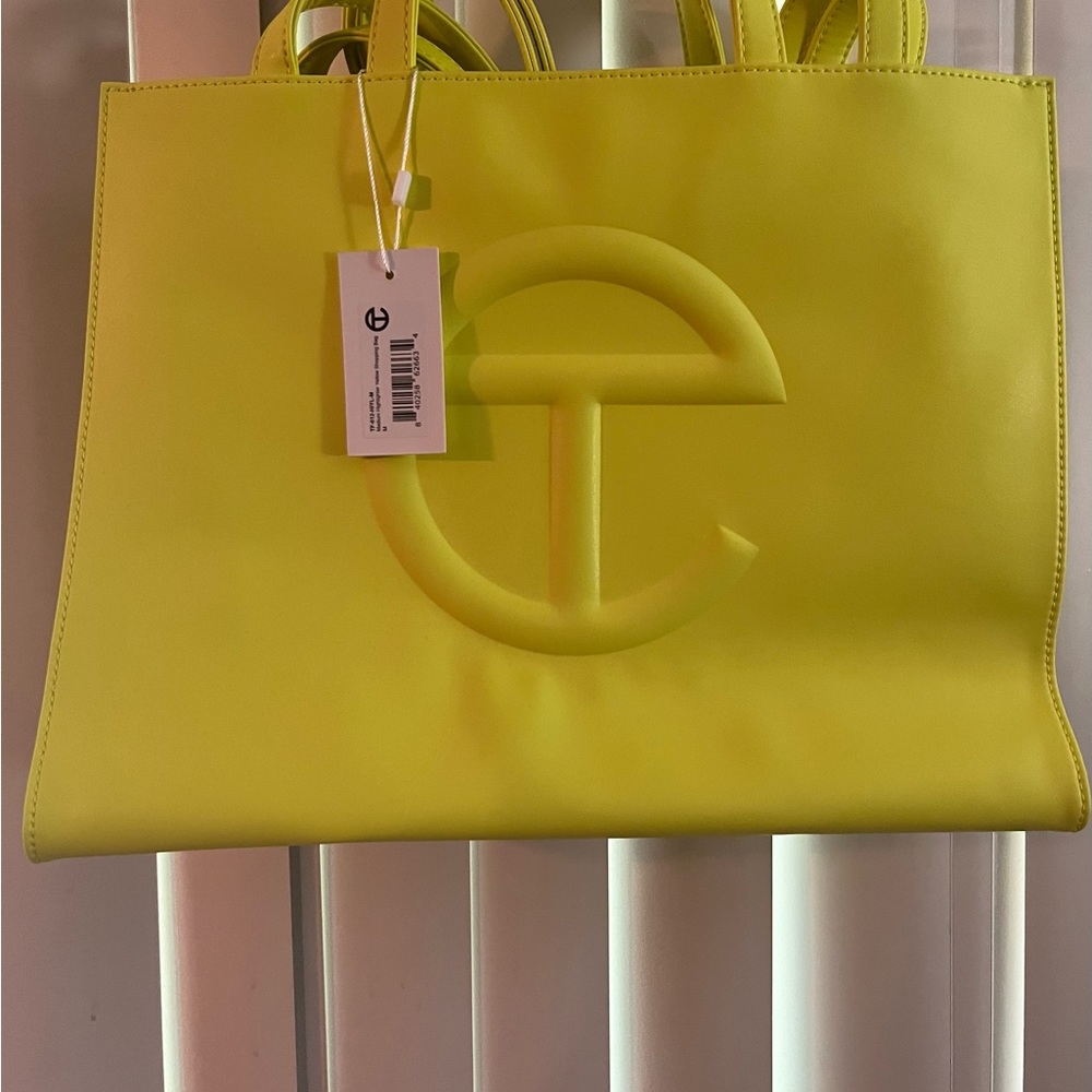 Highlighter Yellow Telfar medium bag